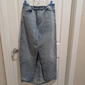 WILD FABLE Womens Denim Maxi Skirt Sz 8R
